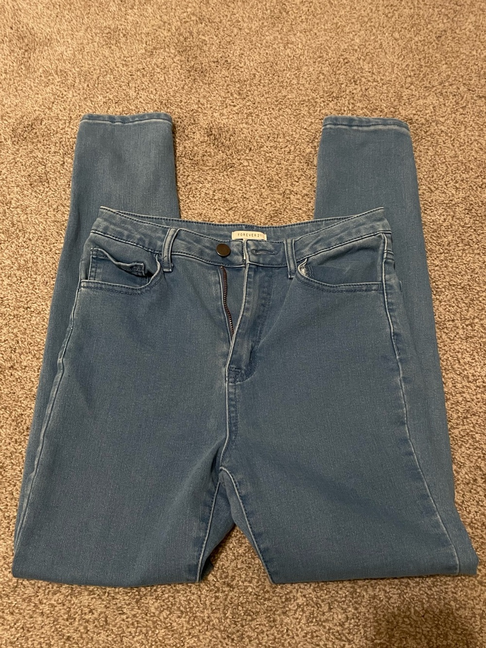 Forever 21 Skinny Jeans in Denim Blue